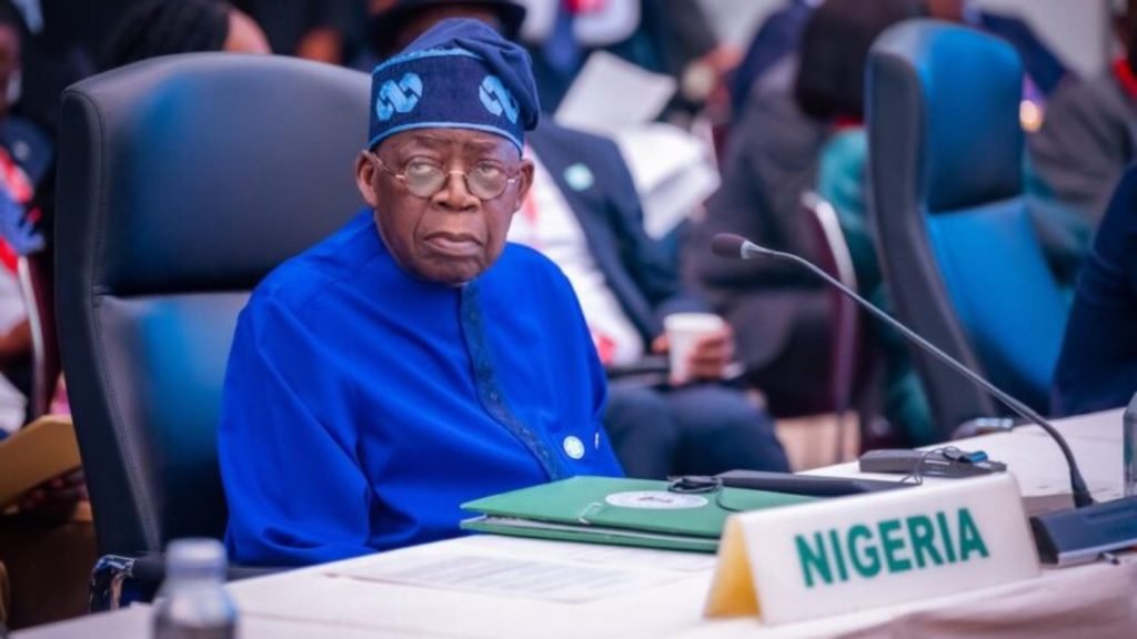 President Bola Tinubu delivering a nationwide address