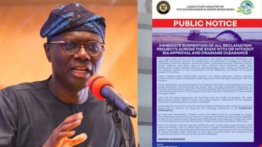 Lagos state government is addressing the issue of project suspension